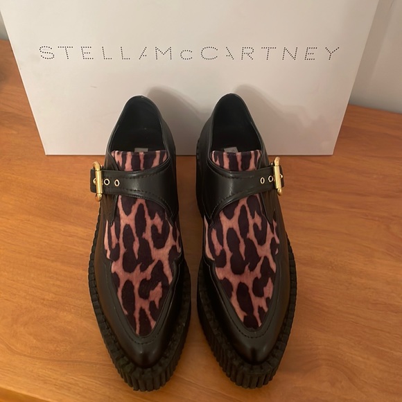 Stella McCartney Derby in Leopard - Picture 2 of 4